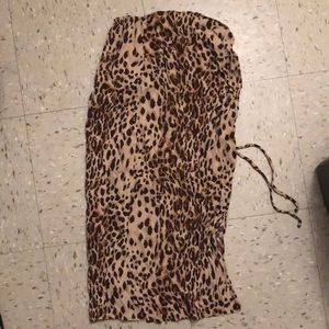 Reformation split midi skirt